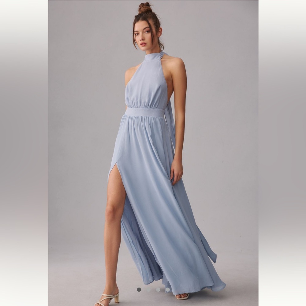 NWT Powder Blue Reformation Andee Dress